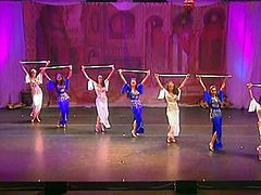 Group belly dance