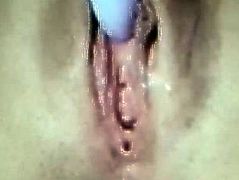 Got soo horny my pussy is winking and squirting