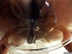 Ebony banged really hardcore