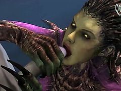 Kerrigan in game Starcraft 2 have sex