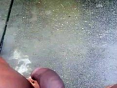 Naked in park