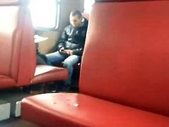 really hot cumshot in train.flv