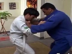 Beefy Gay Karate Student Hardcore Fuck by His Master.Its a Simple Training for His Muscle Karate Master Then Suddenly His Beefy Gay Student so Horny and Wants to Fuck.