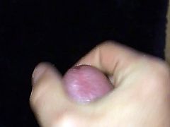 Me jacking off a small load in slow motion.