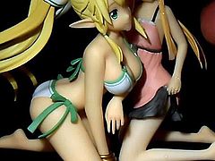 SaO : Leafa and Asuna SoF.Figures Cumshots