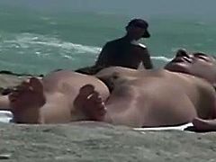 Spying Pussies On Beach