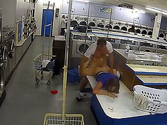 So, this girl went to dry her laundry, but, she ended up having some public sex. There was no one near them, so, they figured  why the hell not And we loved it!