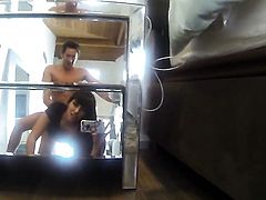 Mercedes Carrera with big jugs gets satisfaction with guys sausage in her horny. hot mouth