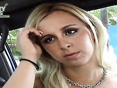Blonde hottie Nikky is ready to suck Sergios meat stick fuck 24/7