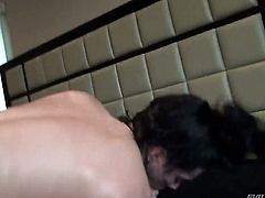 Veronica Avluv gets the pussy fuck of her dreams with horny dude Manuel Ferrara before she gives head