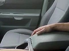 Dick flash mature woman in car