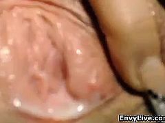 Wet And Creamy Pussy Up Close