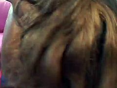 This black chick gets wet every time she sees her lover's chocolate cock