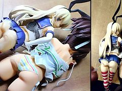 Double Ass Figure Bukkake - Asuka  Shimakaze