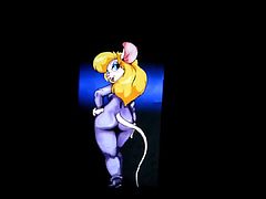 Gadget Hackwrench's ass cum tribute