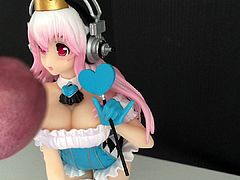 Super Sonico Queen of Blue cumshot