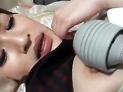 Yukina Mori busty teen sucks and swallows