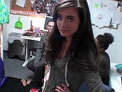 Gorgeous fearless babe loves college sex