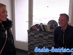 Sasha-Sunrise - Mein 1. Sandwich - MMF anal german teen