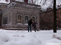 It is so arousing watching three hot guys playing in the snow, like when they were younger. Even more arousing is what happens, when they go inside the warm house. They get as far as the couch before becoming entangled with hot, steamy passion.