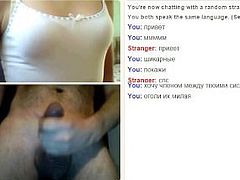 Webchat girl inserts pencil in pussy and ass for my dick