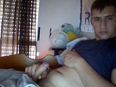 Very Beautiful Spanish Boy Cums On Cam,Super Hot Big Ass