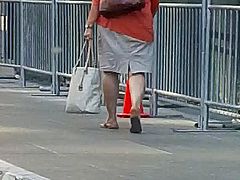 Granny going to work