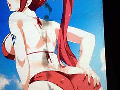 Erza Scarlett (Fairy Tail) Cum Tribute SoP