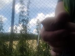 Wanking in a lay by