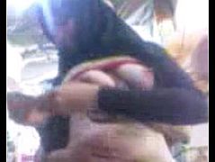 hijab egypt with boyfriend playing in Nipples rosy tit