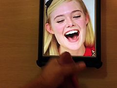 Elle Fanning cum tribute #5