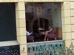 Fingering At Starbucks