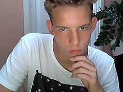 Hungarian Cute Boy Cums On Cam