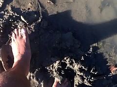 Muddy feet