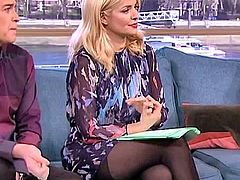 HOLLY WILLOUGHBY PANTYHOSE PLEASURE