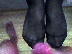 Nylon Footjob