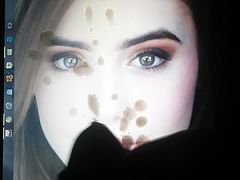 Lily Collins cum tribute 3