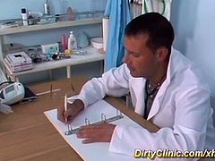 hot babe gets fucked by her doctor