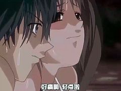 Hentai cunt drips juices from lesbian toy sex