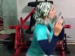 sexy muscle girl in Egypt Khloud