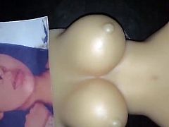 Fucking My Sex Toy With Carmen's Picture