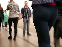 Medium ass from back side