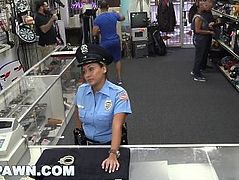XXXPAWN - Sean Lawless Fucks Ms. Police Officer In Backroom