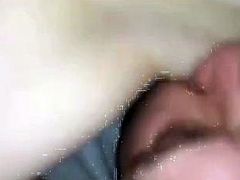 Homemade pussy licked by husband