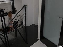 They moved into their new home and they are so excited to spend some time with their new stepdad. The fun won't be innocent. They want to suck him off and make him cum all over them. They are very naughty.