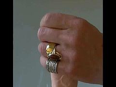 handjob wearing rings