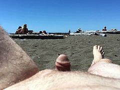 Nude beach tiny dick for the girls