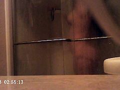 Krysta showering hidden camera