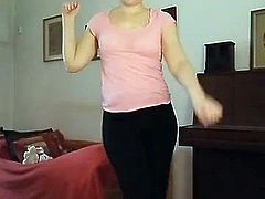 Gabriella Csabai dancing