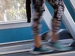 Desi Booty on Treadmill